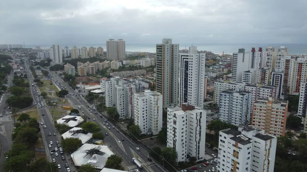 Salvador Bahia Brasil Septiembre 2021 Vista Edificios Residenciales Clase Media —  Fotos de Stock