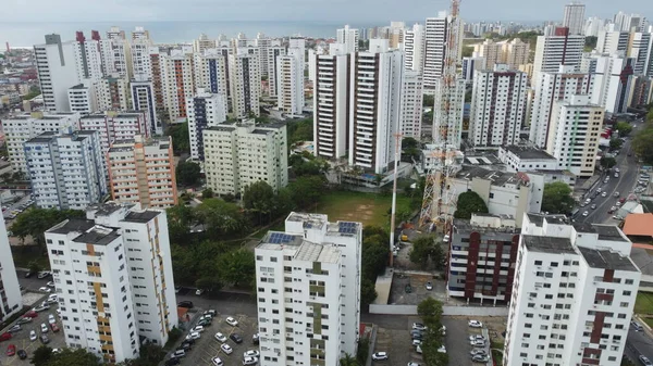 Salvador Bahia Brazil September 2021 See View Middle Class Homesnaments — 스톡 사진