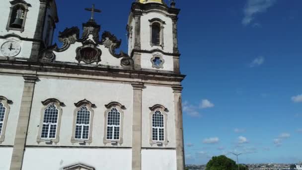 Salvador Bahia Brazil October 2021 View Basilica Senhor Bonfim Popully — стокове відео