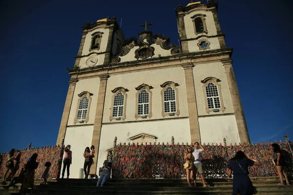Salvador Bahia Brazílie Října 2021 Pohled Baziliku Senhor Bonfim Známou — Stock fotografie