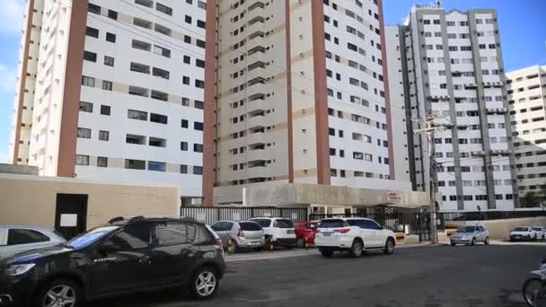Salvador Bahia Brezilya Kasım 2021 Salvador Şehrinde Orta Sınıf Bir — Stok video