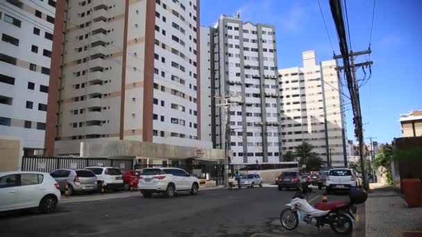 Salvador Bahia Brasil Noviembre 2021 Vista Edificios Residenciales Condominio Clase — Vídeos de Stock