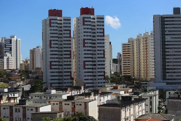 Salvador Bahia Brasil Agosto 2018 Vista Prédio Apartamentos Bairro Imbui — Fotografia de Stock