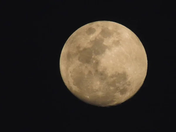 Salvador Bahia Brasilien November 2021 Blick Auf Den Vollmond Himmel — Stockfoto