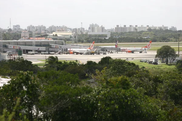 Salvador Bahia Brazil Ιούλιος 2014 Θέα Στο Αίθριο Του Αεροσκάφους — Φωτογραφία Αρχείου