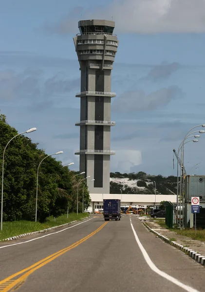Salvador Bahia Brazil July 2014 Контрольна Вежа Міжнародного Аеропорту Місті — стокове фото