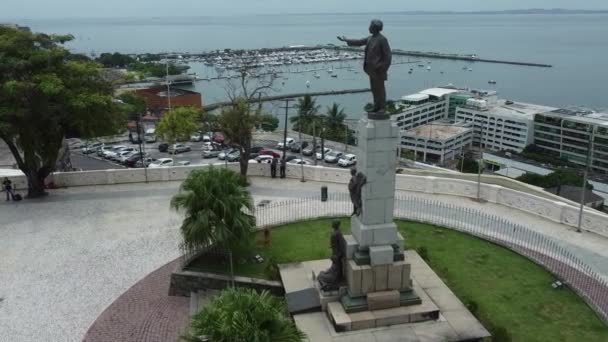 2010 Salvador Bahia Brazil December 2021 Aerial View Castro Alves — 비디오