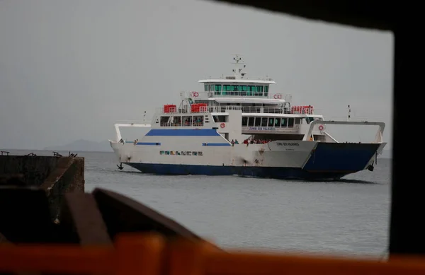 Salvador Bahia Brazilië Juni 2015 Ferry Boat Zumbi Dos Palmares — Stockfoto