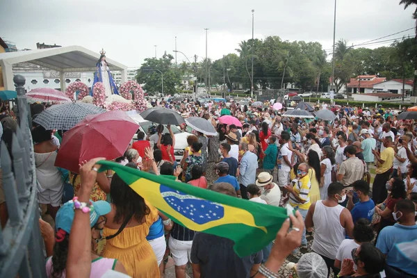 Salvador Bahia Braziliaans December 2021 Trouw Viert Dag Van Nossa — Stockfoto
