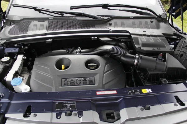 Salvador, Bahia, Brezilya - 7 Temmuz 2014: Range Rover Evoque 2014 aracı Salvador 'da görüldü.