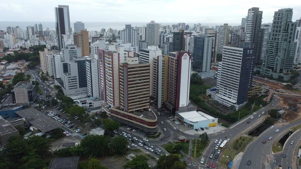 Salvador Bahia Brasil Diciembre 2021 Vista Aérea Edificios Comerciales Residenciales —  Fotos de Stock