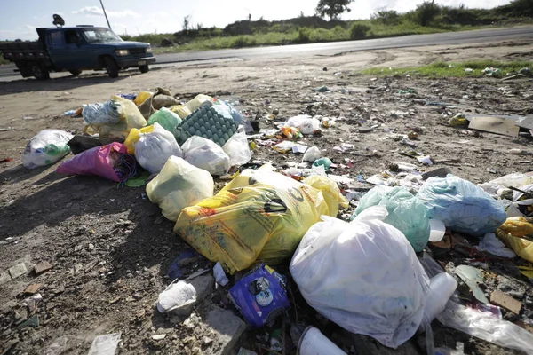 Feira Santana Bahia Brazil May 2019 Garbage Accumulated Streets City — Stock Photo, Image