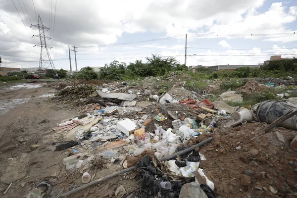 Feira Santana Bahia Brazil May 2019 Garbage Accumulated Streets City — Stock Photo, Image