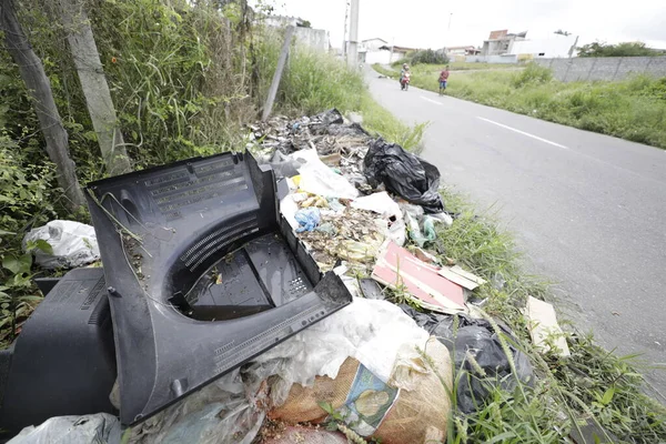 Feira Santana Bahia Brazil May 2019 Garbage Accumulated Streets City — Stock Photo, Image