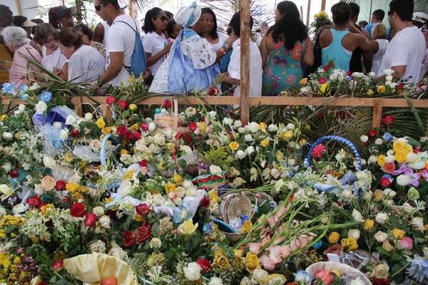 Salvador Bahia Brazil February 2015 Candomble Devotees Supporters African Matriaz — Stock Photo, Image