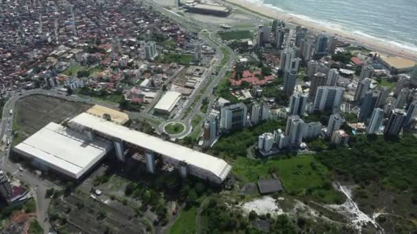 Salvador Bahia Βραζιλία Δεκεμβρίου 2021 Ερείπια Του Συνεδριακού Κέντρου Bahia — Αρχείο Βίντεο