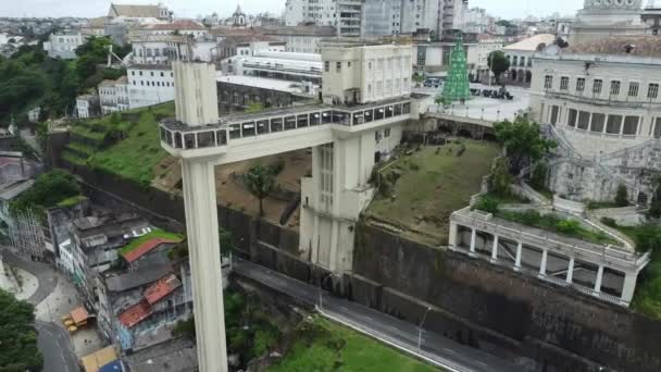 Salvador Bahia Brezilya Ocak 2022 Salvador Şehrindeki Elevador Lacerda Nın — Stok video