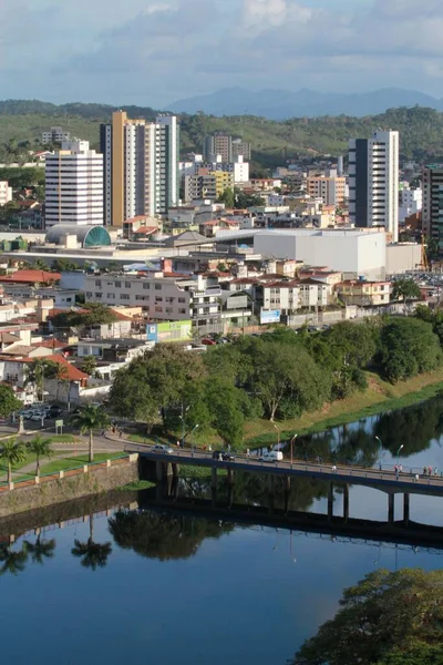 Salvador Bahia Brazil July 2012 Aerial View Cachoeira River City — Fotografia de Stock