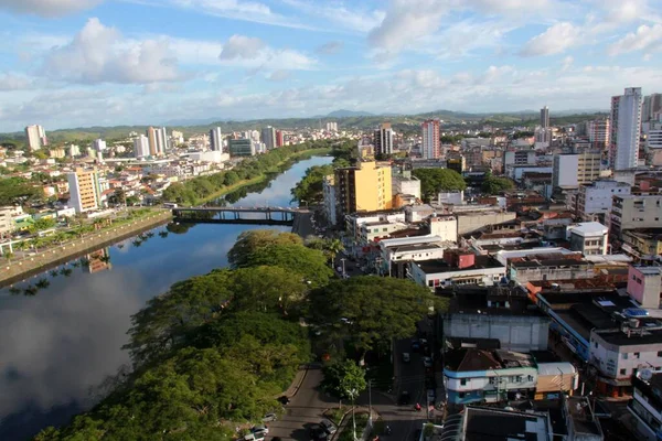 Salvador Bahia Brazil July 2012 Aerial View Cachoeira River City — Photo