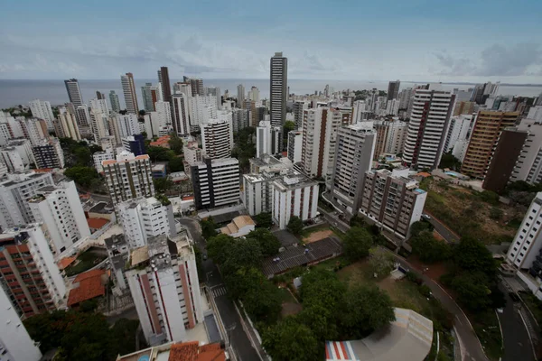 Salvador Bahia Brasil Marzo 2017 Vista Aérea Edificios Residenciales Barrio —  Fotos de Stock