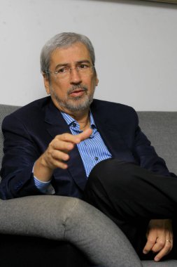 Salvador, Bahia, Brezilya - 12 Aralık 2013: Antonio Imbassahy, Federal Vekil ve eski Salvador Belediye Başkanı.