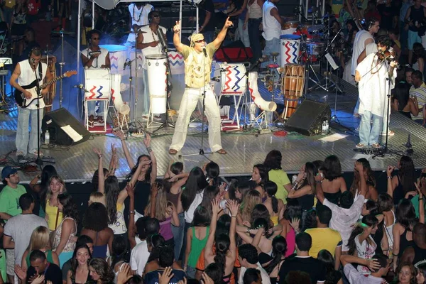 Salvador Bahia Brazil October 2007 Singer Pierre Onasis Presentation Museu — Stock Photo, Image