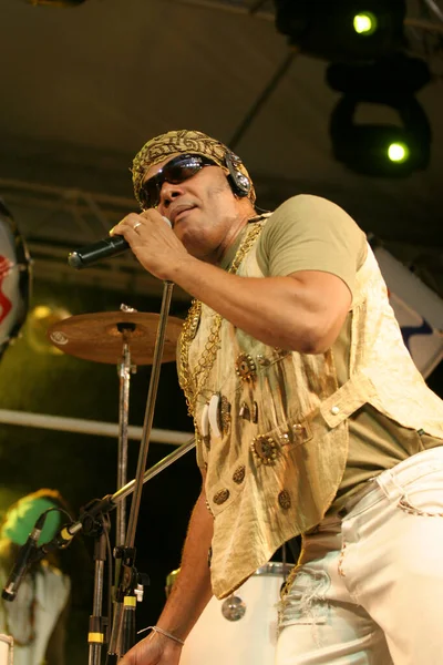 Salvador Bahia Brasile Ottobre 2007 Cantante Pierre Onasis Durante Una — Foto Stock