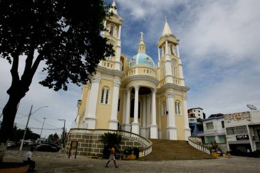 İlheus, Bahia, Brezilya - 13 Haziran 2011: Güney Bahia 'daki Ilheus şehir merkezi.