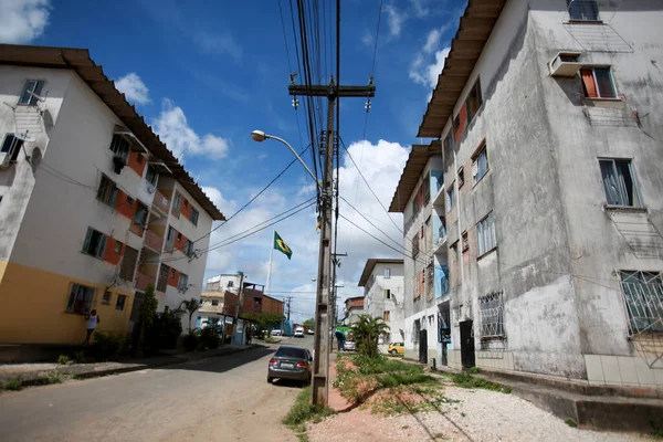 Salvador Bahia Brasil Março 2015 Vista Edifícios Habitacionais Populares Condomínio — Fotografia de Stock