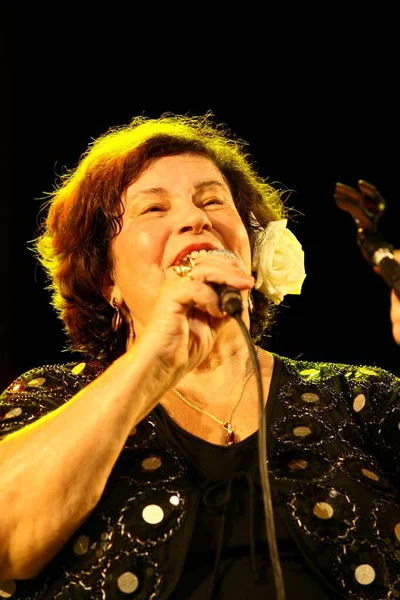Ilheus Bahia Brasil Julio 2011 Cantante Nana Caymmi Actúa Centro — Foto de Stock
