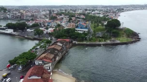 Salvador Bahia Brasile Gennaio 2022 Veduta Della Chiesa Del Faro — Video Stock