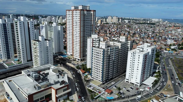 Сальвадор Баия Бразилия Февраля 2022 Года Вид Воздуха Жилые Здания — стоковое фото