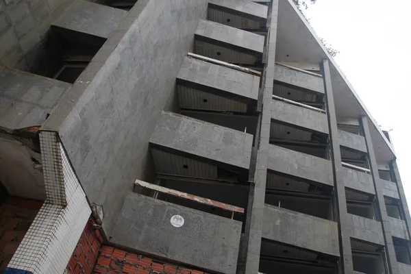 Salvador Bahia Brazil February 2022 Ruins Abandoned Building Hotel Samarino — Stock Photo, Image