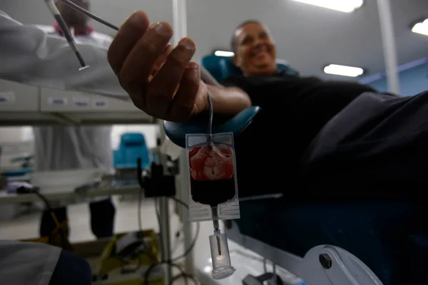 Salvador Bahia Brasilien Mai 2018 Blutspenderaum Blutspendezentrum Emoba Der Stadt — Stockfoto