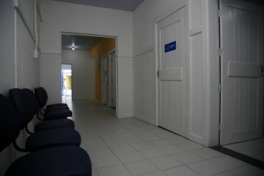 Salvador, Bahia, Brezilya - 18 Şubat 2022: Salvador 'daki bir birim Cras - Sosyal Yardım için Referans Merkezi.
