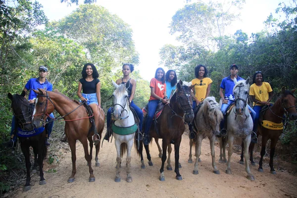 Conde Bahia Brezilya Ocak 2022 Nsanlar Conde Kentindeki Bir Kırsal — Stok fotoğraf