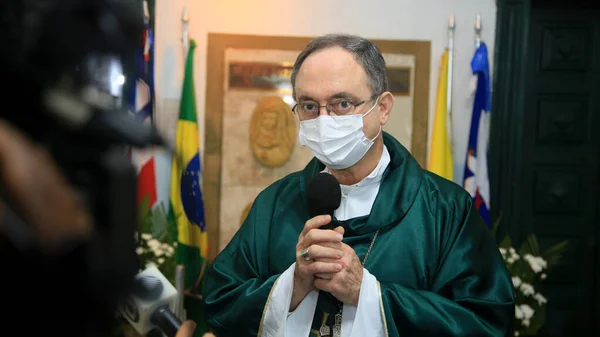 Salvador Bahia Brazil Φεβρουαρίου 2022 Αρχιεπίσκοπος Sergio Rocha Της Πόλης — Φωτογραφία Αρχείου