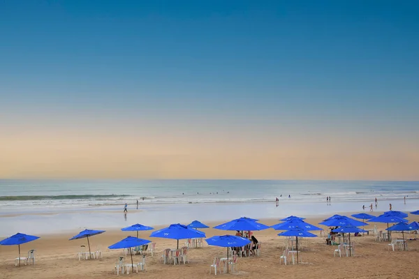 Сальвадор Баия Бразилия Февраля 2022 Года Люди Пляже Пьята Городе — стоковое фото