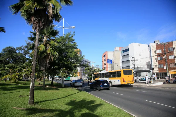 Salvador Bahia Brazilië Februari 2022 Centrale Locatie Van Avenida Acm — Stockfoto