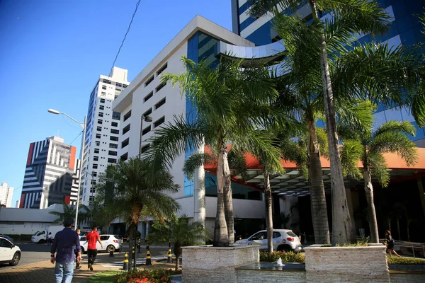 Salvador Bahia Brazilský Únor 2022 Fasáda Komerční Budovy Salvadoru — Stock fotografie