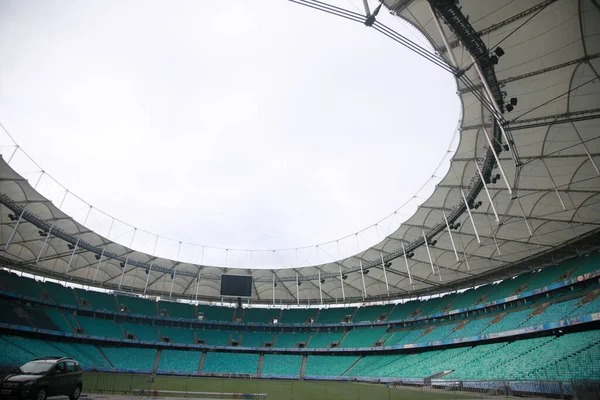 Salvador Bahia Brazílie Února 2022 Pohled Krytou Oblast Stadionu Arena — Stock fotografie