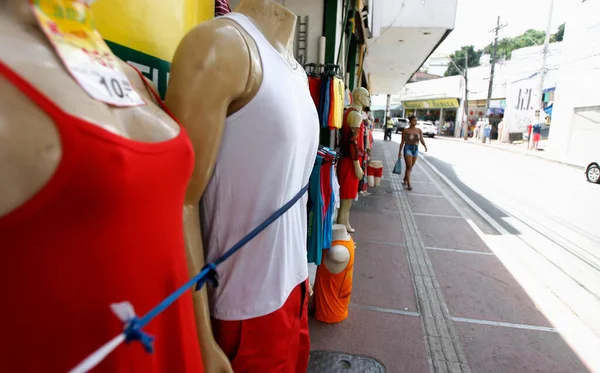 Salvador Bahia Brazylia Grudnia 2015 Widok Sklepów Avenida Seabra Baixa — Zdjęcie stockowe