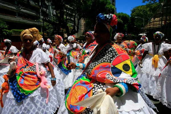 Salvador Bahia Brazil 2014 Március Dida Zenekar Tagjait Salvadori Karneválon — Stock Fotó