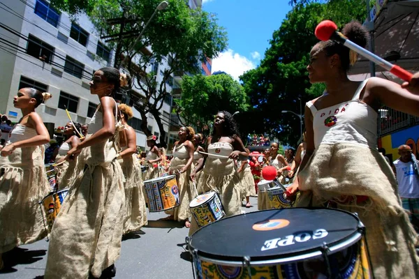 Salvador Bahia Brezilya Mart 2014 Salvador Şehrindeki Karnaval Sırasında Dida — Stok fotoğraf