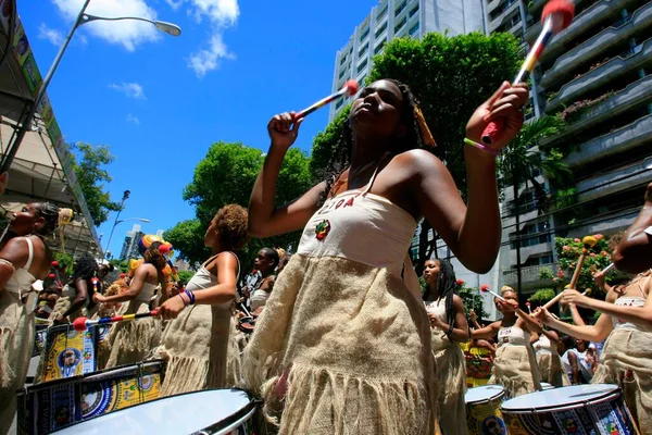 Salvador Bahia Brasil Marzo 2014 Miembros Banda Dida Son Vistos — Foto de Stock