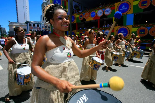 Salvador Bahia Brahb Марта 2014 Года Участники Группы Dida Замечены — стоковое фото