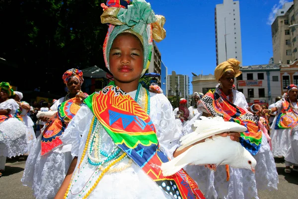 Salvador Bahia Brazil March 2014 Members Band Dida Seen Parade — Stock Photo, Image