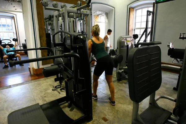 Salvador Bahia Brasil Octubre 2014 Vista Gimnasio Gimnasio Actividad Física — Foto de Stock