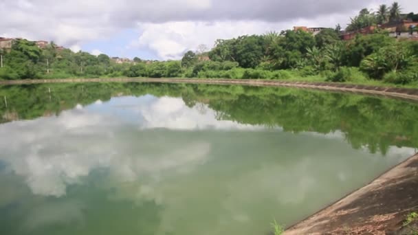 Salvador Bahia Brésil Mars 2022 Usine Résidentielle Traitement Des Eaux — Video