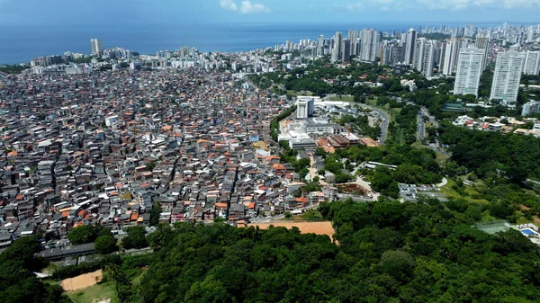 Salvador Bahia Brasil Janeiro 2022 Vivienda Favela Barrio Noreste Amaralina —  Fotos de Stock